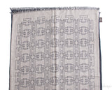 Reversible H Print Shawl