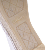 CC White & Black Espadrille