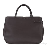 Loro Piana Charcoal Grey Top Handle Bag