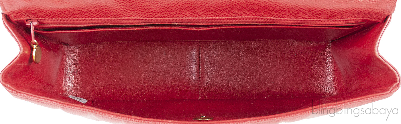 Red Caviar Vintage CC Flap Bag