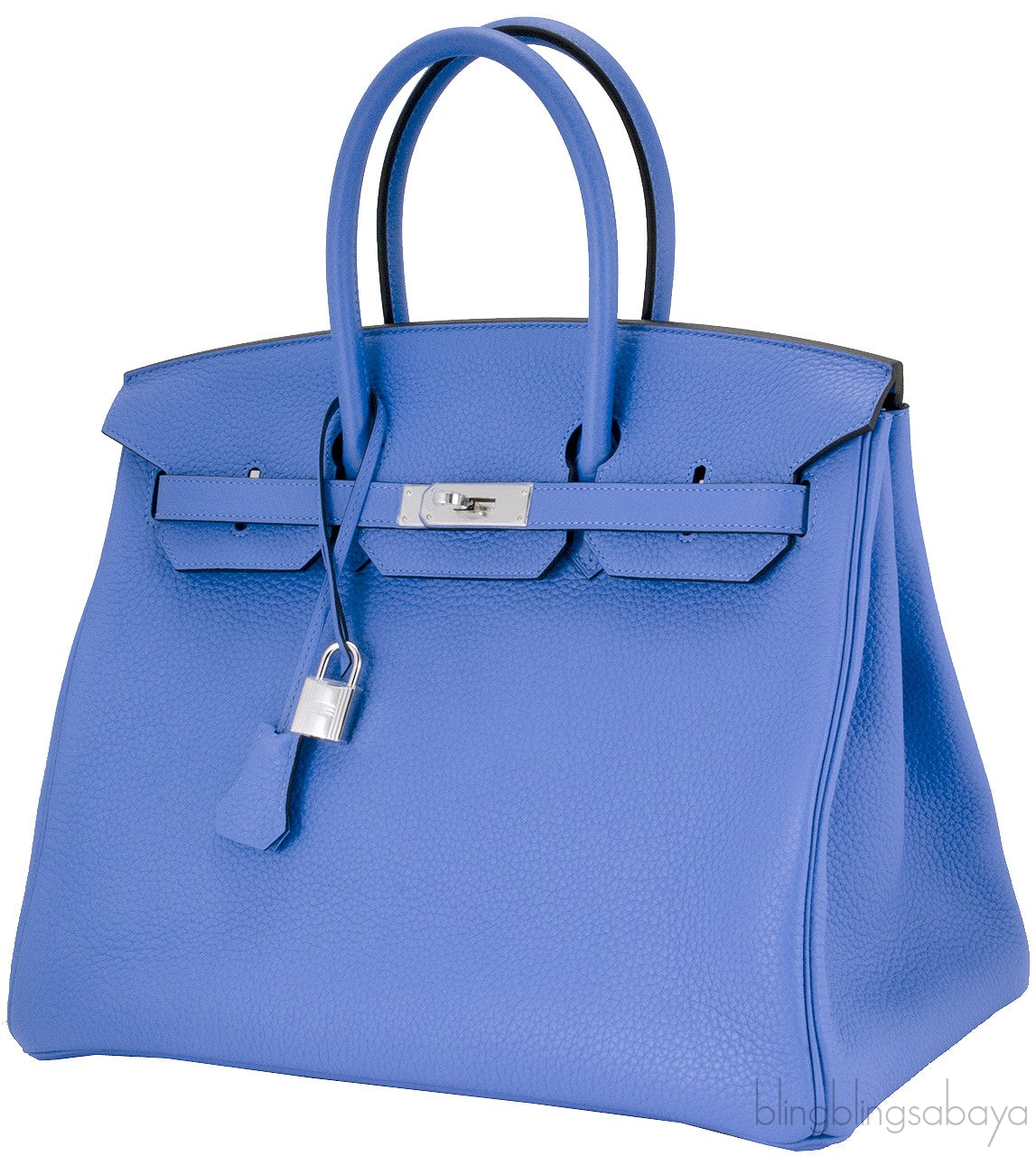 Birkin 35 Blue Paradise Taurillon Clem.
