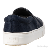 Celine Navy Blue Pony Sneakers