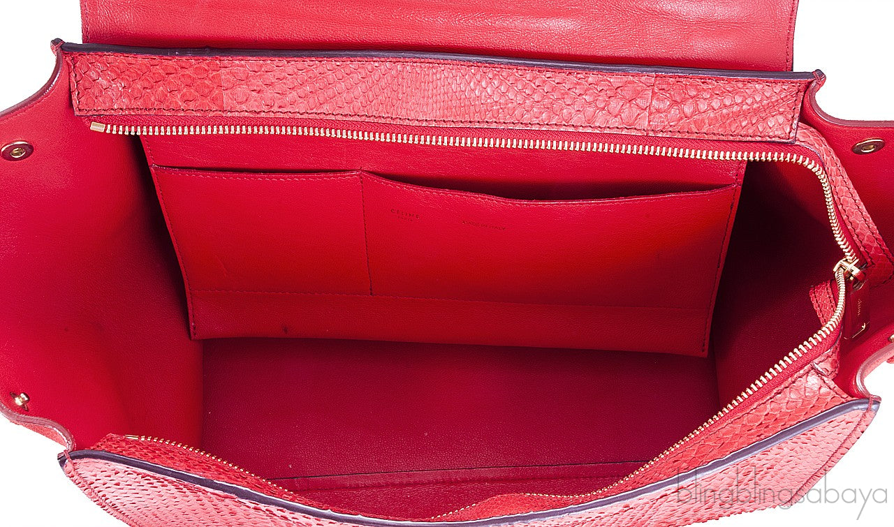 Trapeze Luggage Python Red
