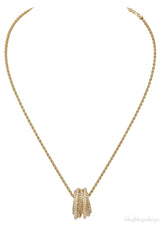 Allegra Diamond YG Necklace