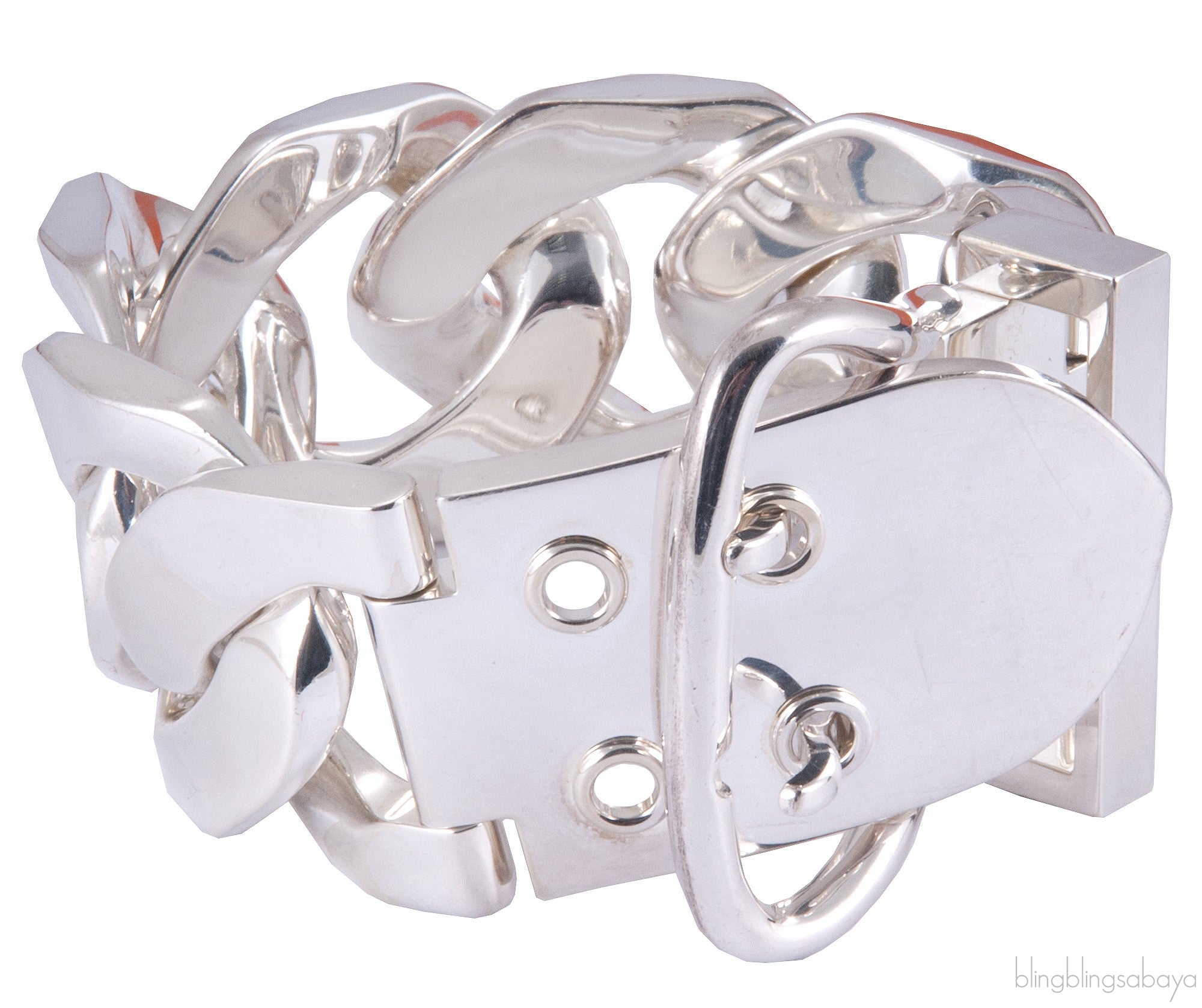 Boucle Sellier Silver Chain Bracelet