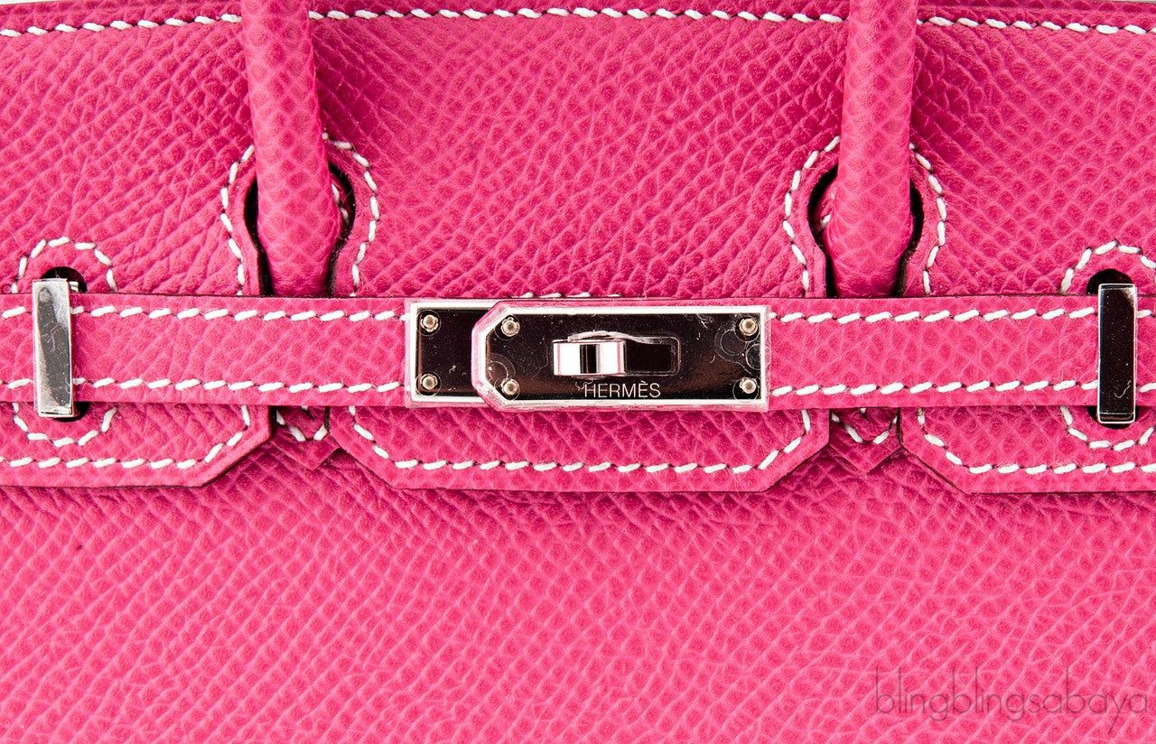 Mini Birkin Rose Tyrien