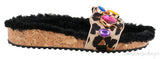 Lyla Gem Leopard Slide