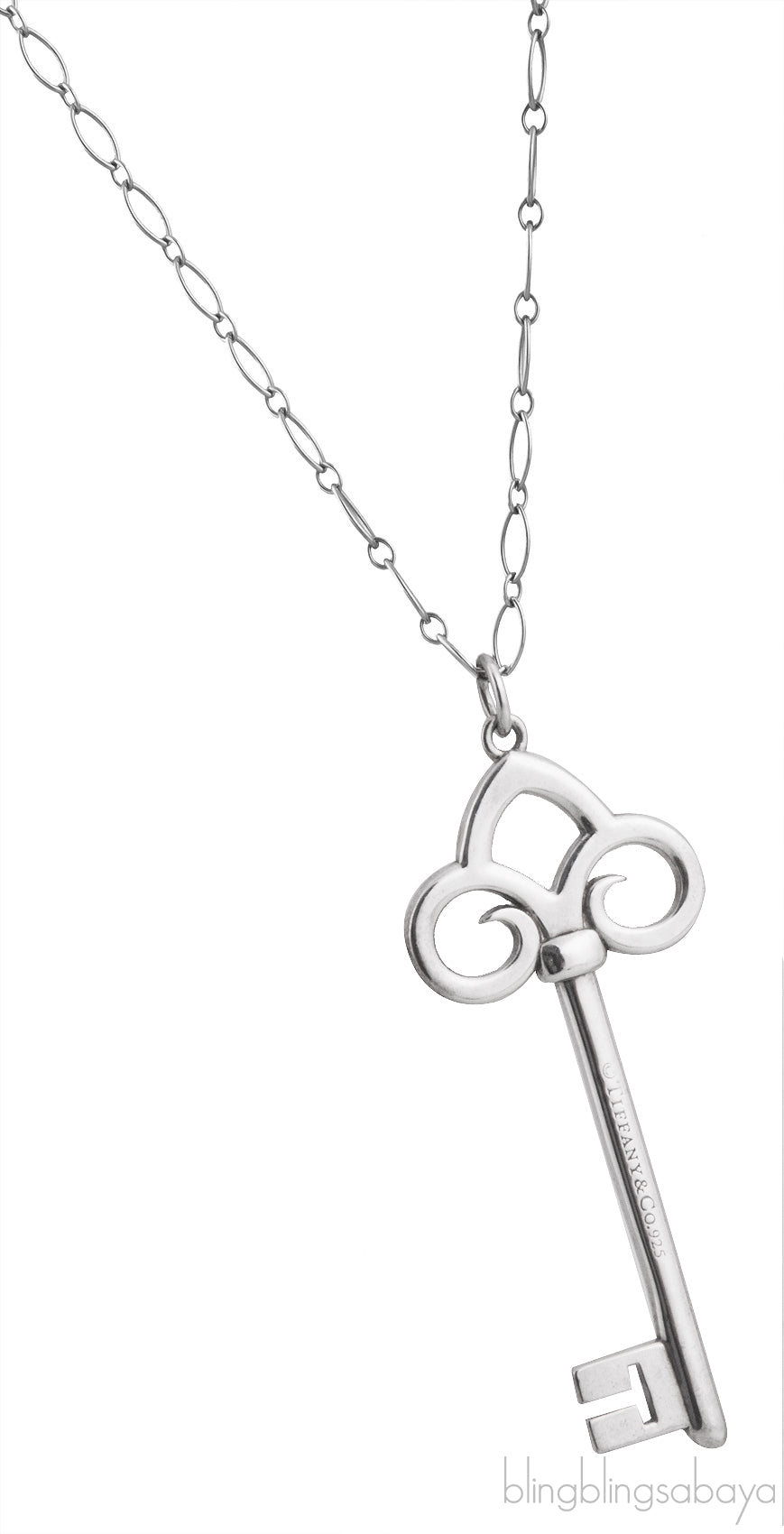Fleur De Lis Silver Pendant Necklace
