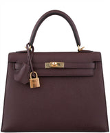 Kelly 25 Rouge Epsom Sellier GHW