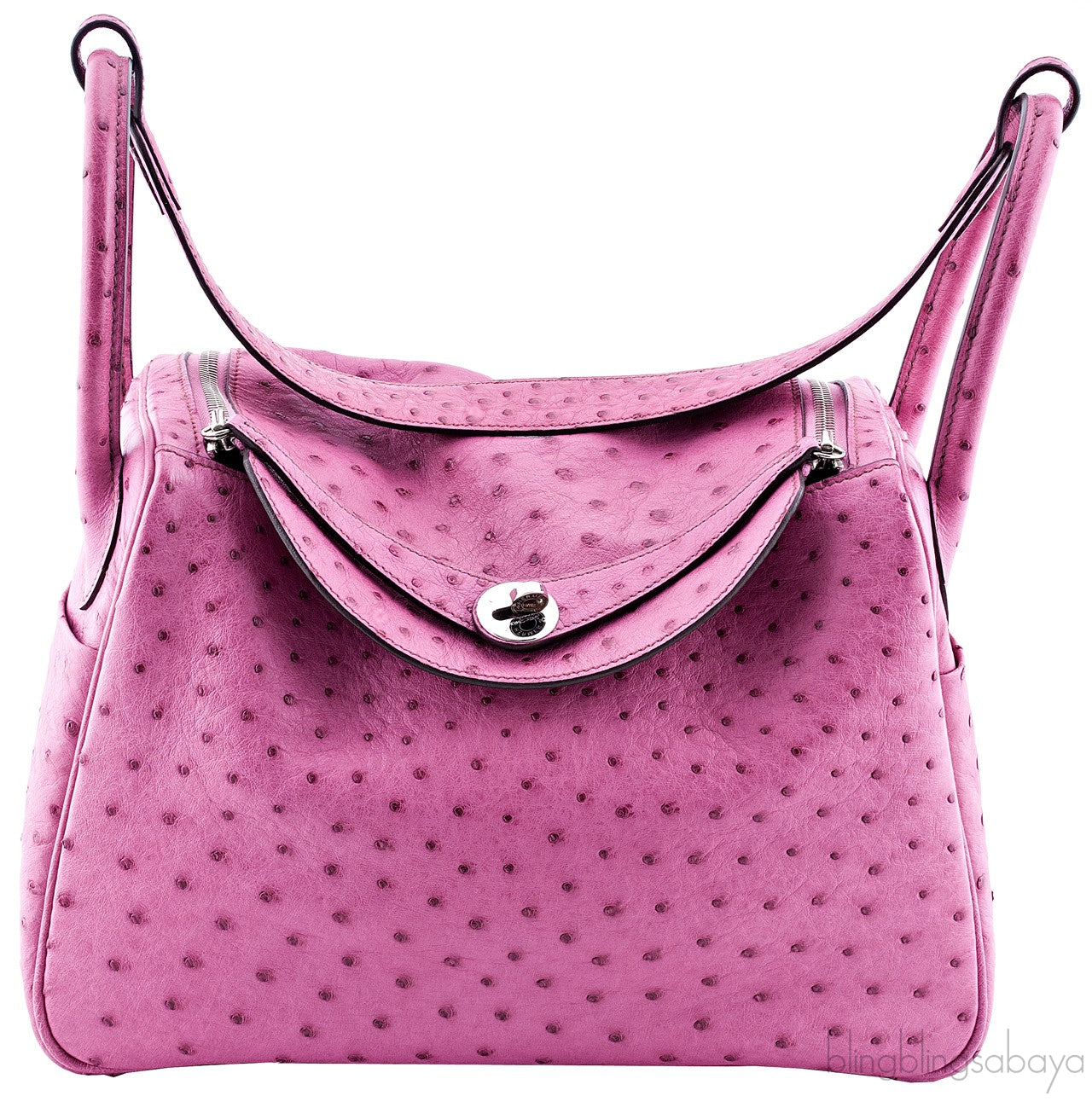 Lindy Ostrich Fushia