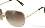 Oversized Gold Sunglasses