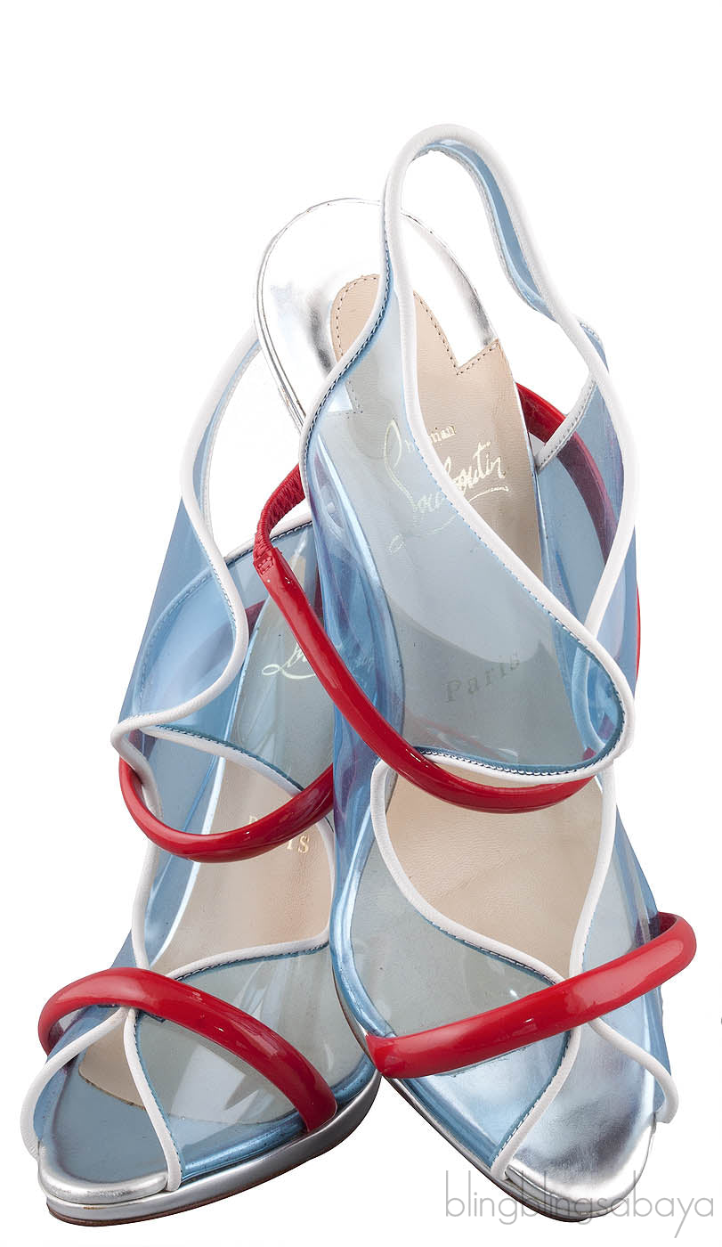 Aqua Ronda PVC Slingback
