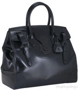 So Black Patent Soft Ricky Bag