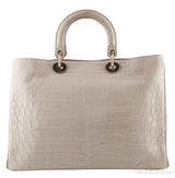 Diorissimo Bi-color Crocodile Bag
