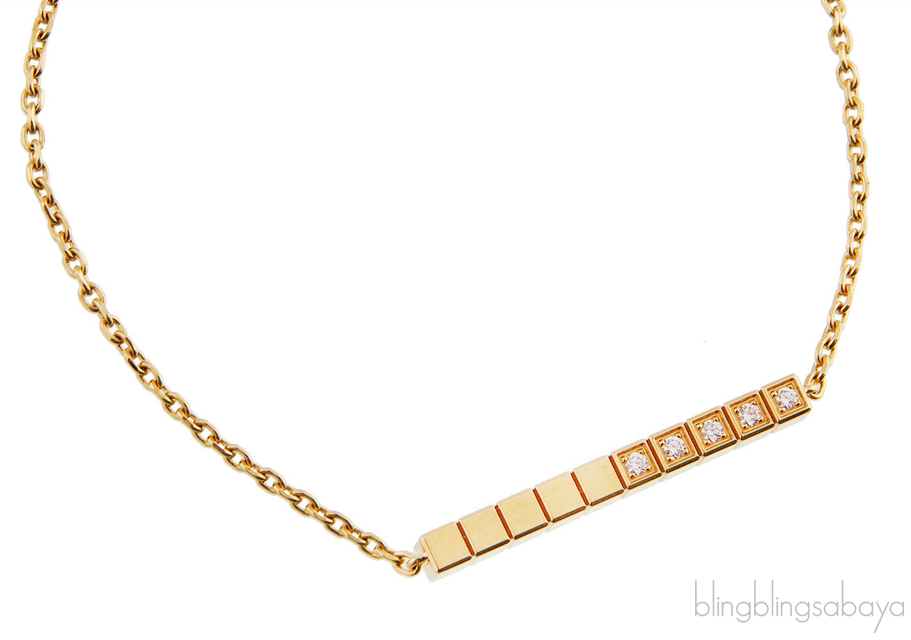 Ice Cube YG Diamond Bracelet