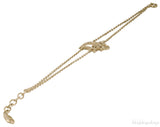 Gold Logo Strass Bracelet*