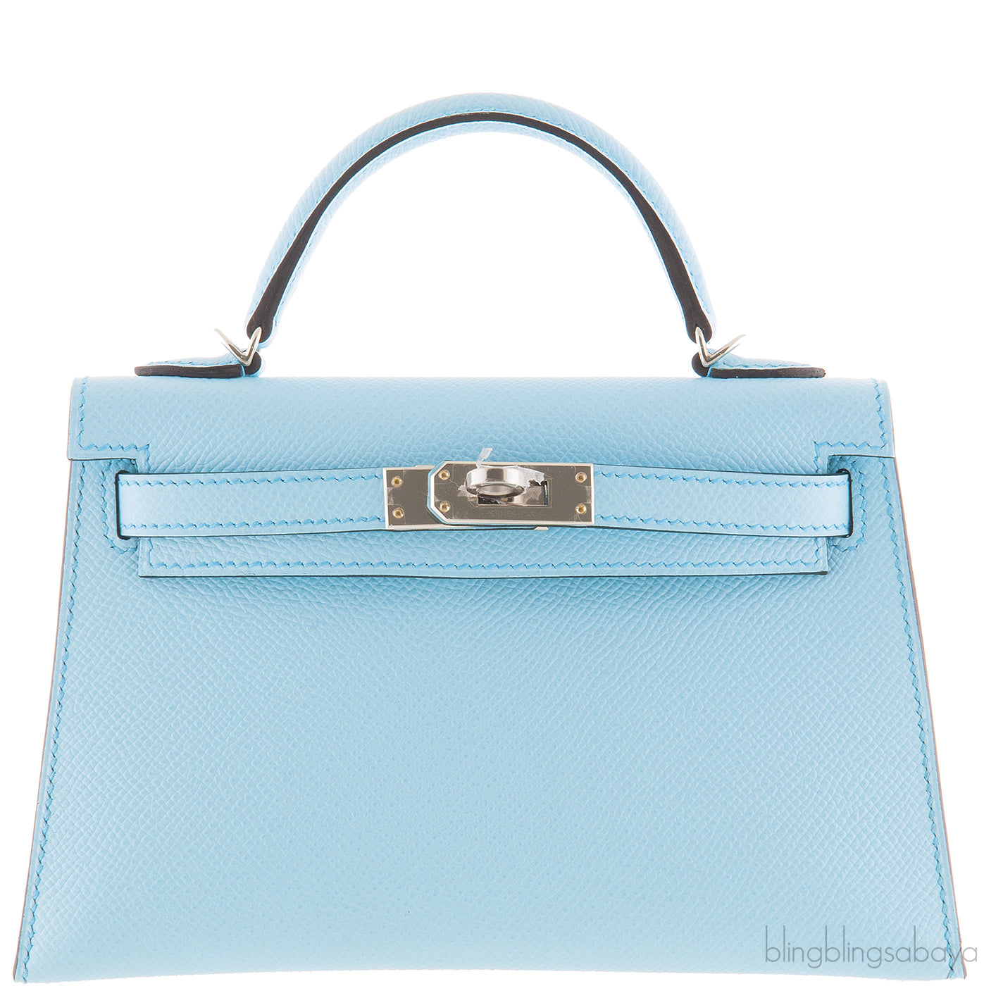 Kelly 20 Bleu Zephyr Epsom Sellier PHW