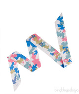 Multi-color Abstract Print Twilly