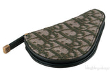 Oblique Green Saddle Purse