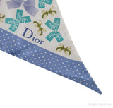 Bow & Polka dot Lilac Scarf