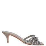 Gina Twyla Croc Embossed 55 Square Toe Sandals