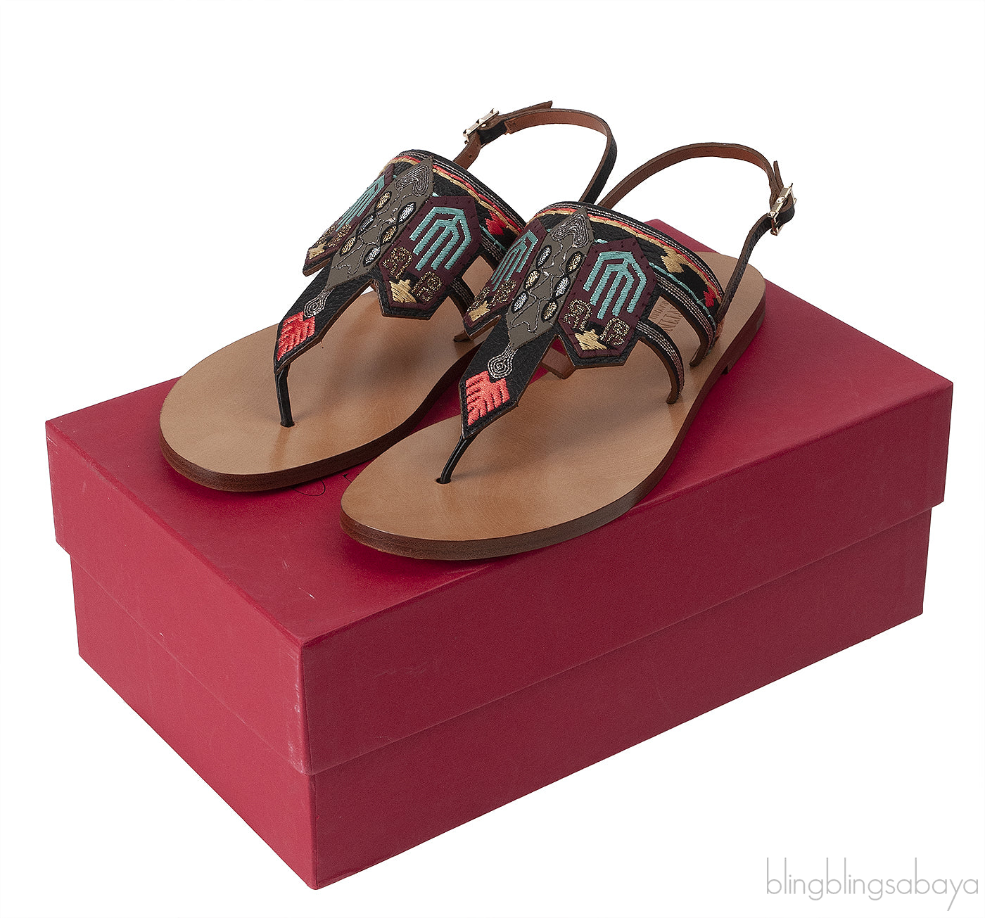 Valentino Garavani Multi-color Slip On Sandals