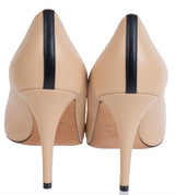 Chanel Beige & Black CC Cap-toe Heels 41