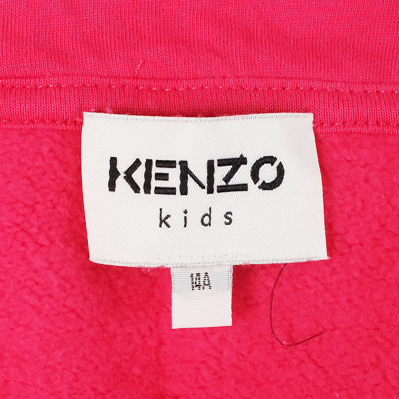 Kenzo Kids Fuchsia Pink Elephant Hooded Sweatshirt