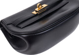 Hermes Black Vintage Kelly Moove Belt Bag