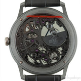 Slim d\'Hermès Squelette Lune Noire Watch