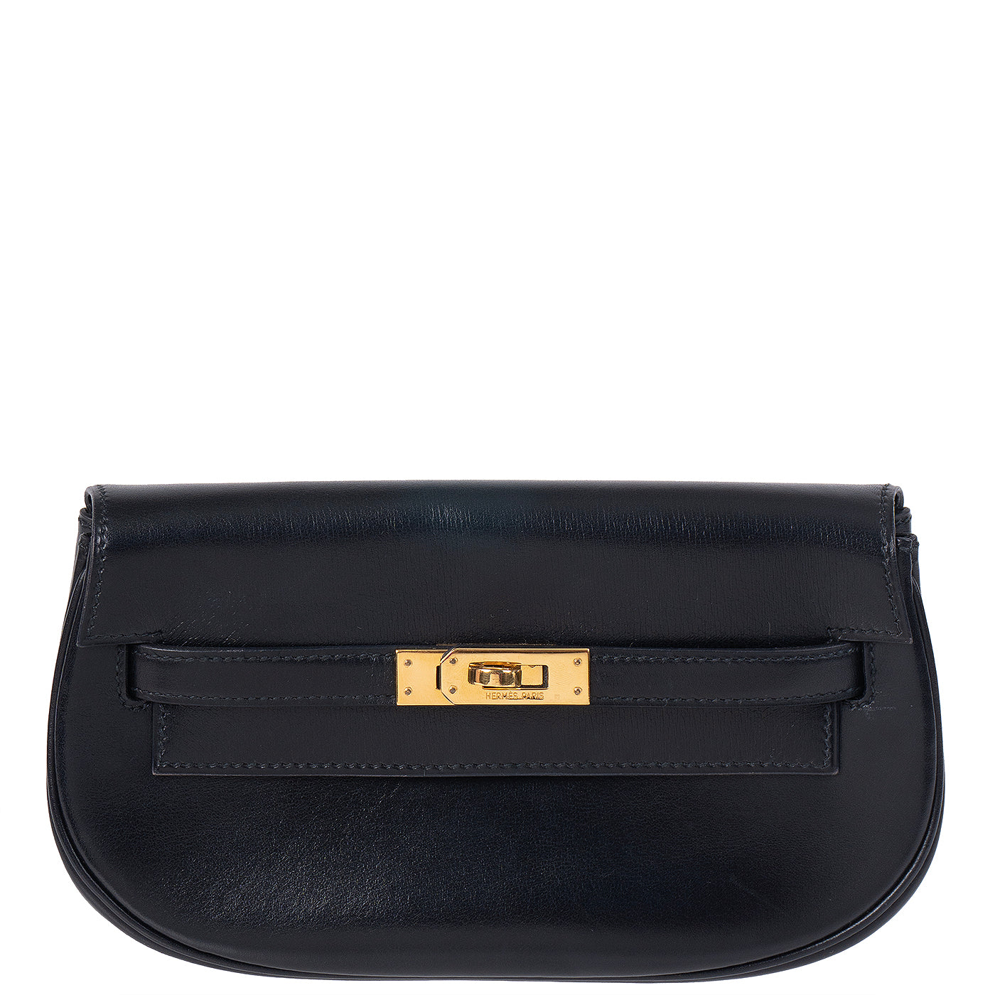 Hermes Black Vintage Kelly Moove Belt Bag