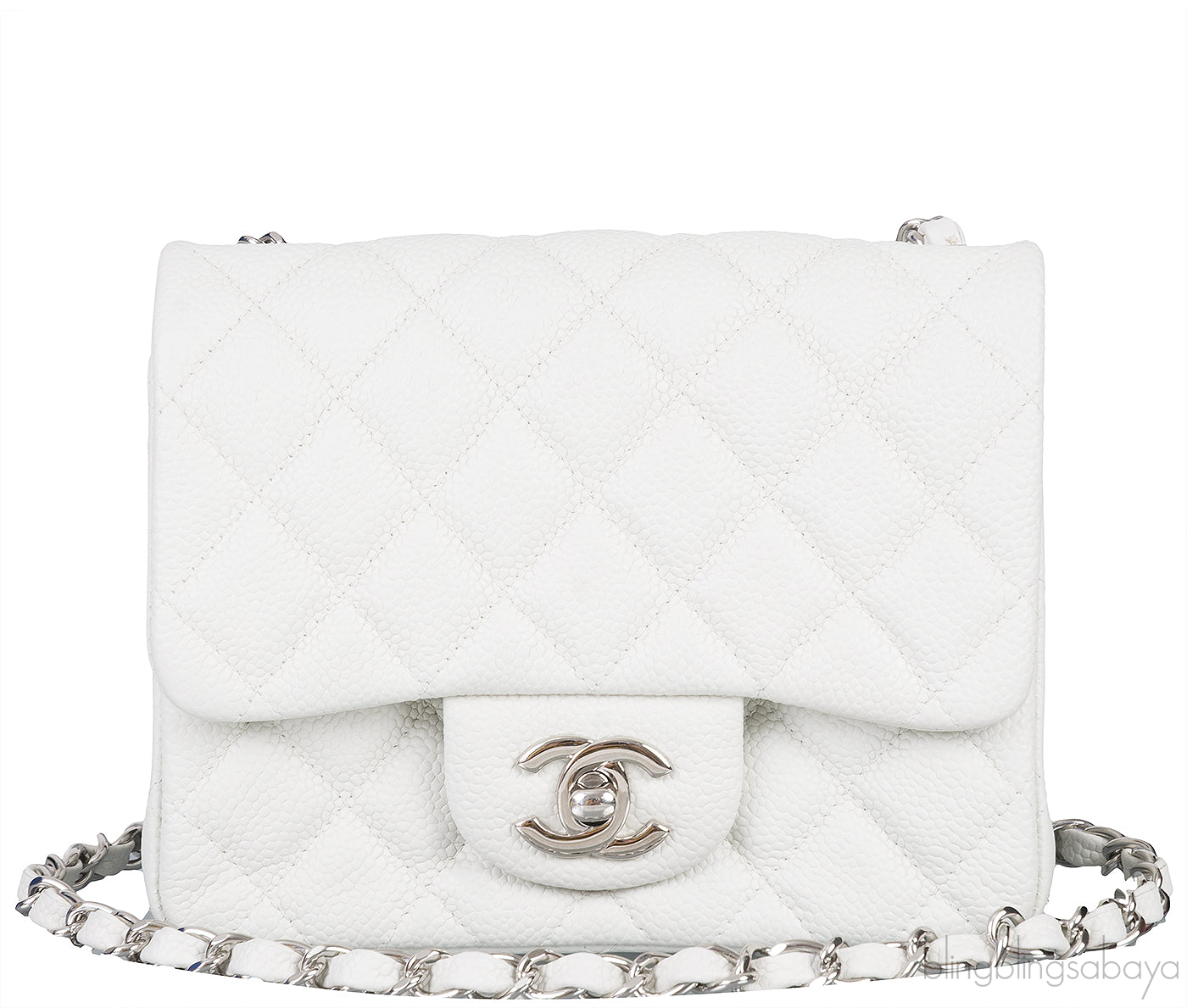 Mini Off-white Square Shoulder Bag