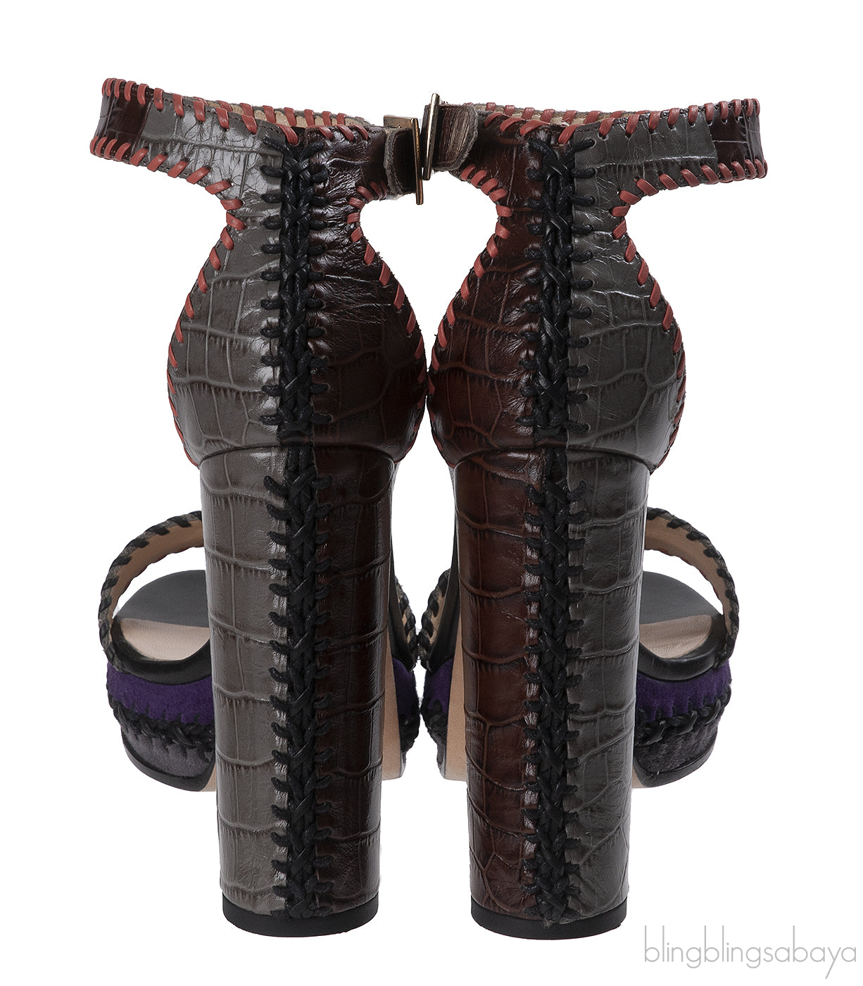 Jimmy Choo Multicolor Holly Intricate 120 Plaform Sandals