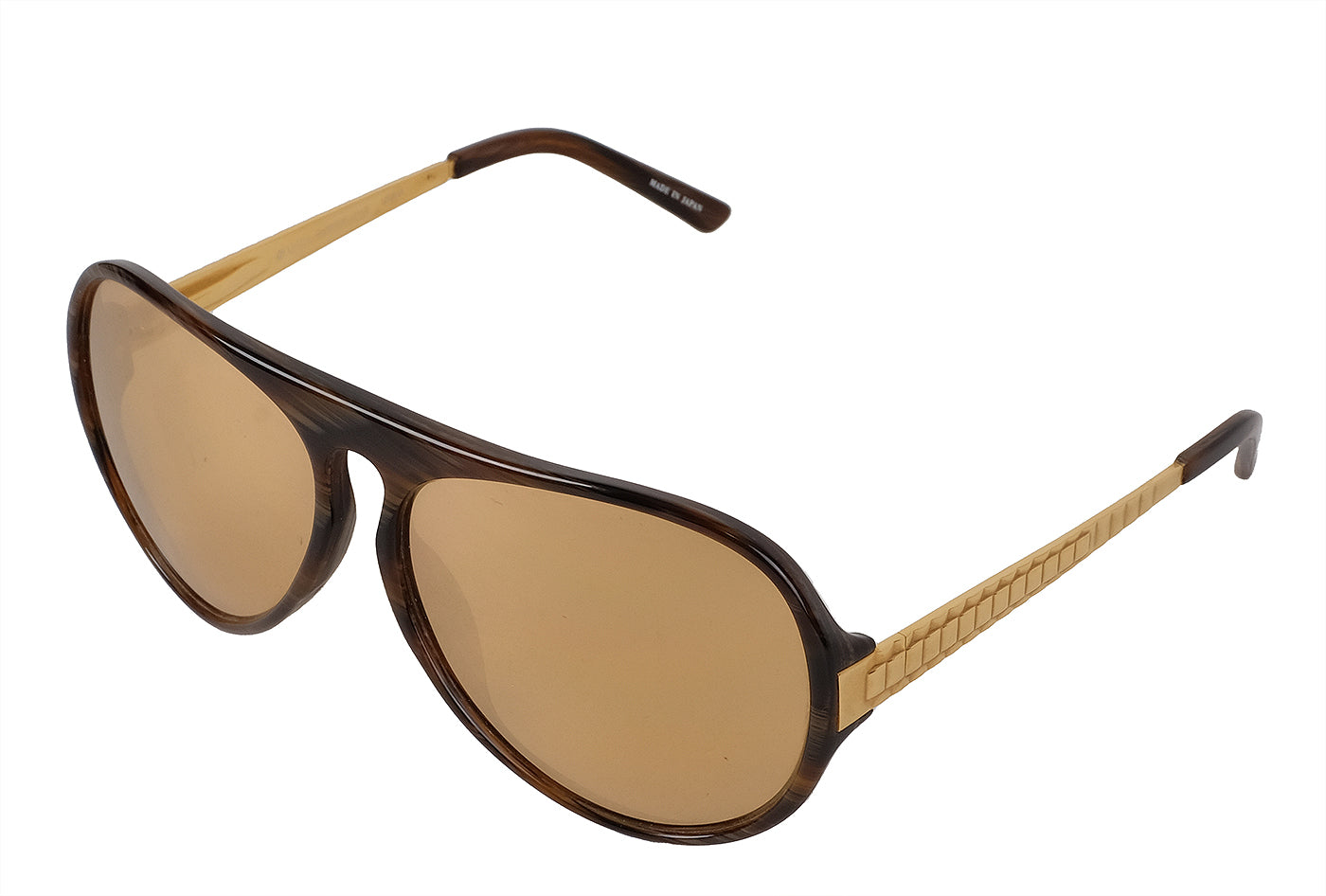 Linda Farrow Gold Aviator Sunglasses