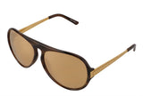 Linda Farrow Gold Aviator Sunglasses