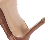 Andrea Wazen Lore Glitz Mesh Satin 105 Pumps 40