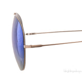 Blue Mirrored Sunglasses