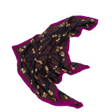 Hermes "Très Kelly" Silk Scarf With Scarf Rings