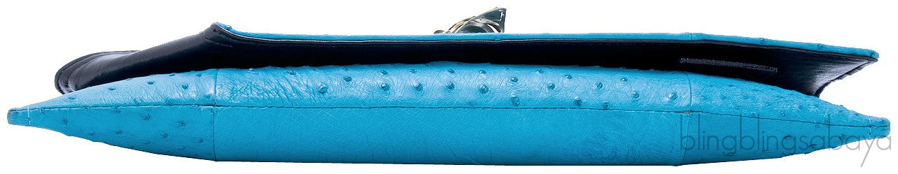 Ostrich Knuckle Ring Clutch