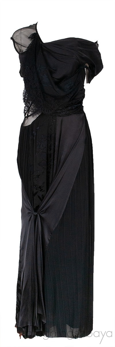 Black Cut-out Maxi Dress
