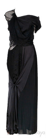 Black Cut-out Maxi Dress