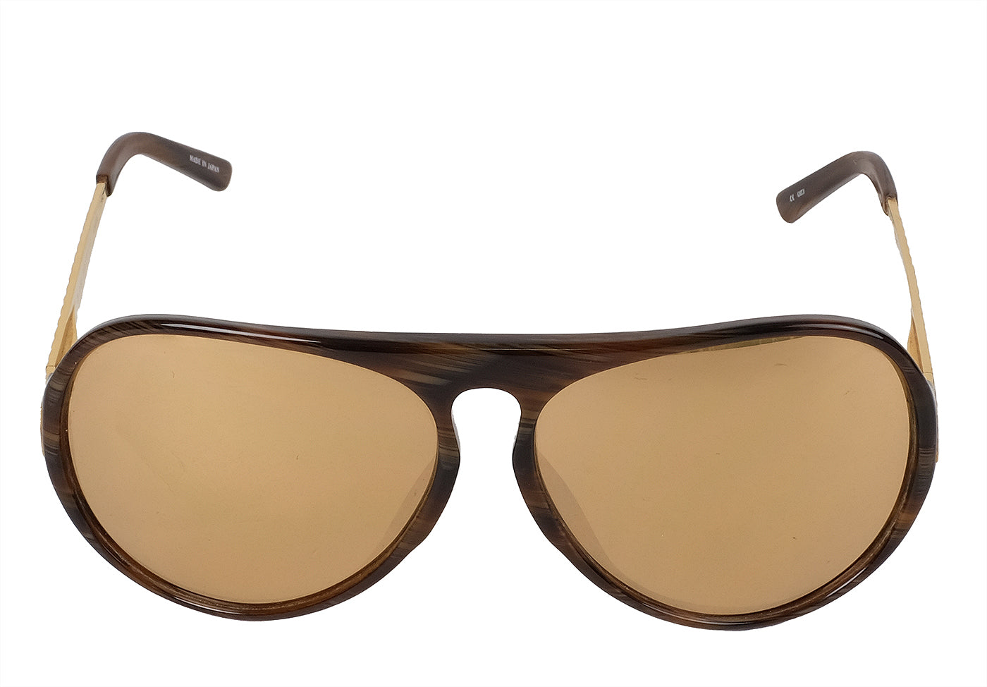 Linda Farrow Gold Aviator Sunglasses