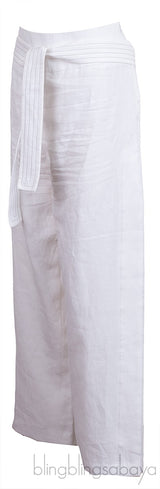 White Linen Trouser
