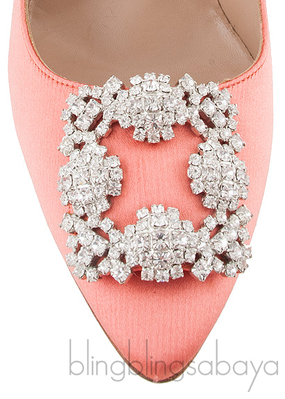 Coral Satin Hangisi Heels