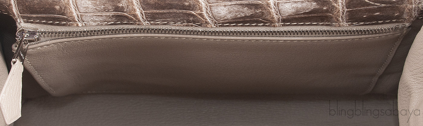 Hermès Kelly 25 Himalaya Niloticus Crocodile PHW