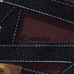Hermes "Très Kelly" Silk Scarf With Scarf Rings