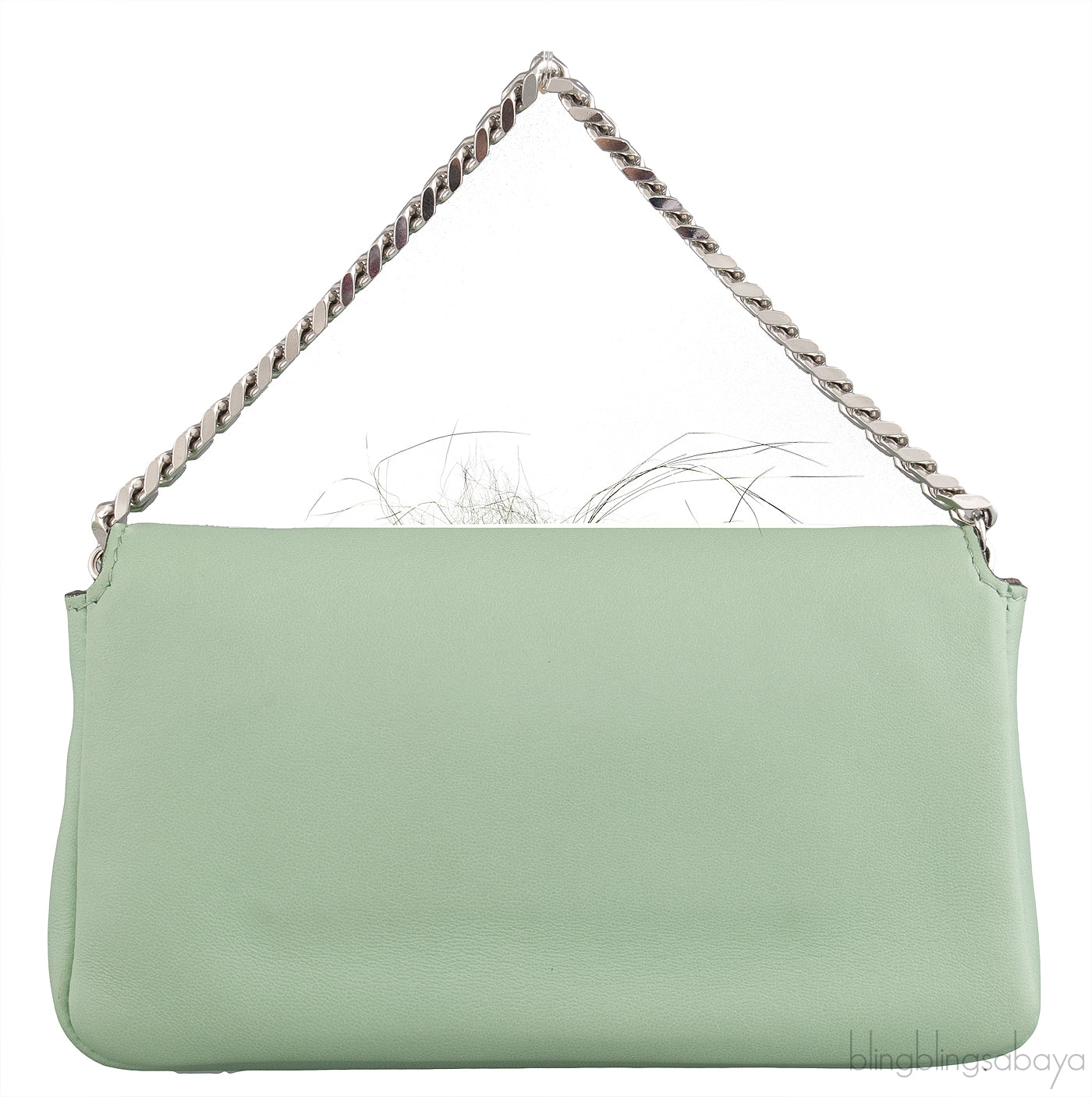 Green Micro Baguette Monster Bag