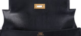 Hermes Black Vintage Kelly Moove Belt Bag