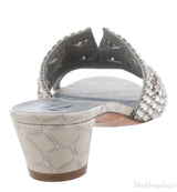 Galaxy Croc Embossed Sandals
