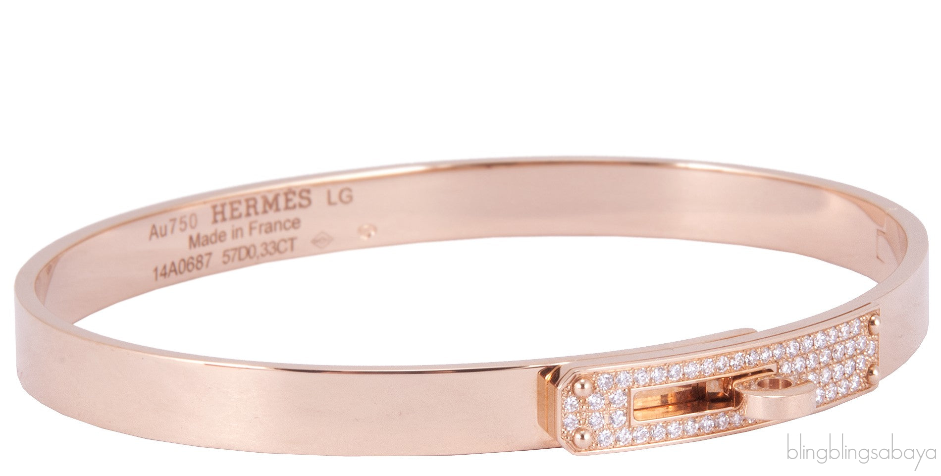 Rose Gold Kelly Diamond LG Bracelet